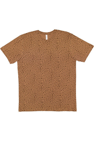 LAT Brown Leopard Fine Jersey Tee - Wholesale Accessory Market