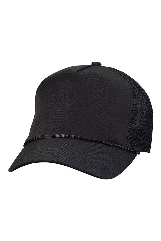 Valucap Black Mesh Back Trucker Cap - Wholesale Accessory Market