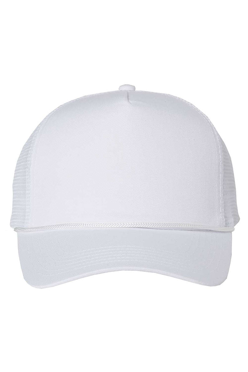 Valucap White Mesh Back Trucker Cap - Wholesale Accessory Market