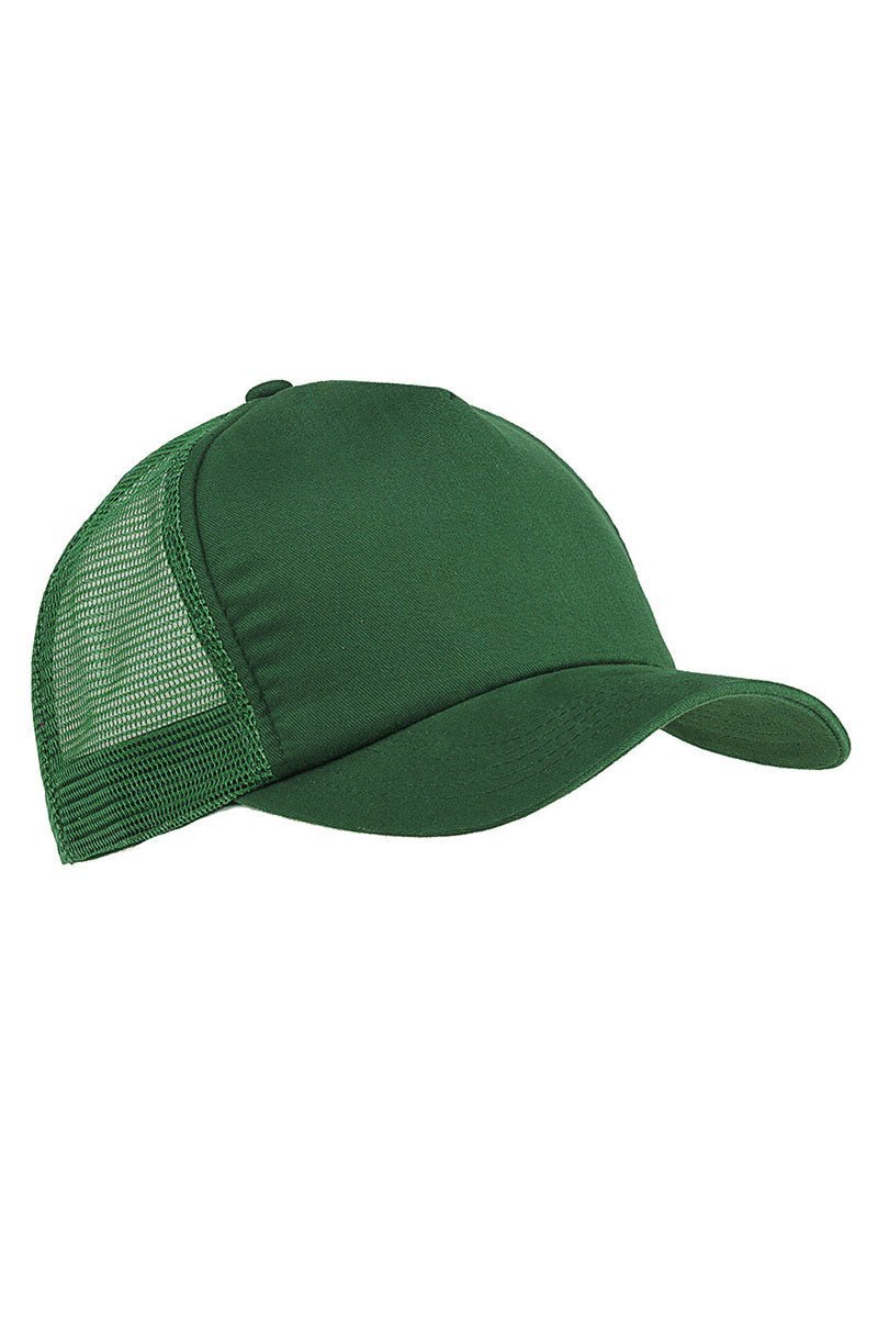 Big Accessories Twill Front Mesh Trucker Cap - Wholesale Accessory Market