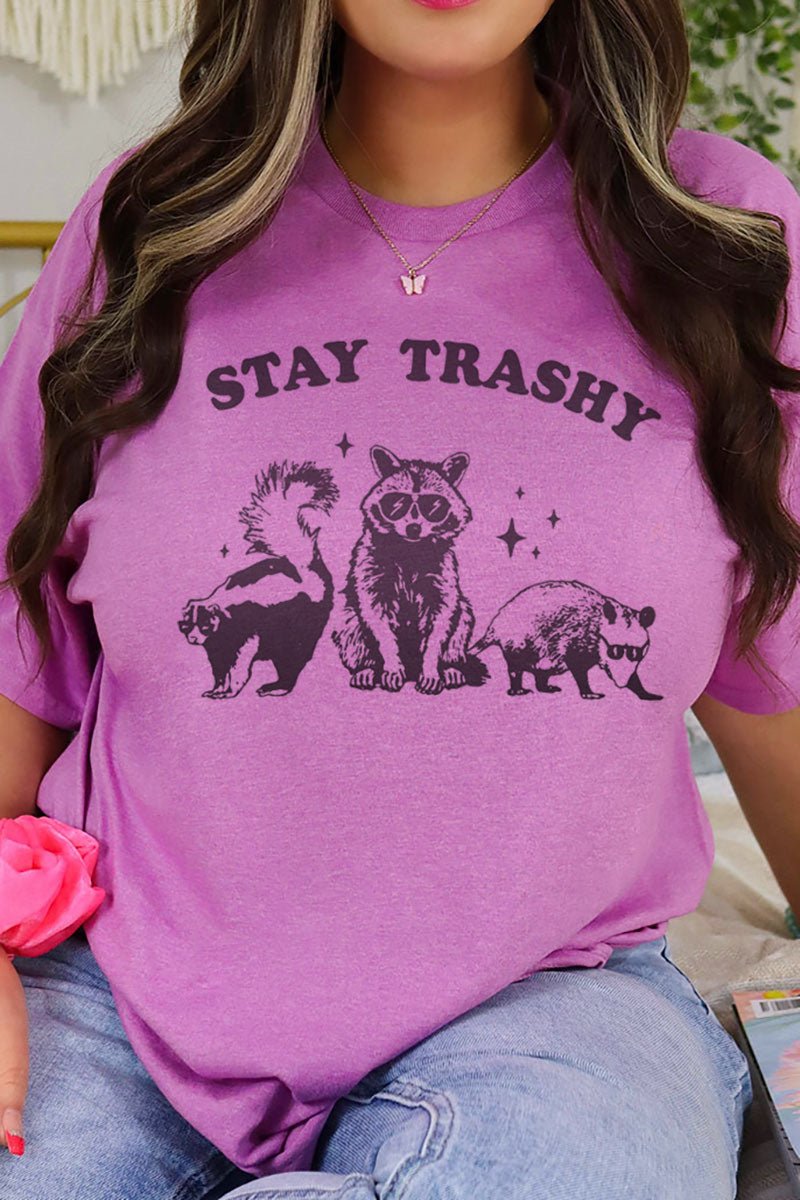 Stay Trashy Softstyle Adult T-Shirt - Wholesale Accessory Market