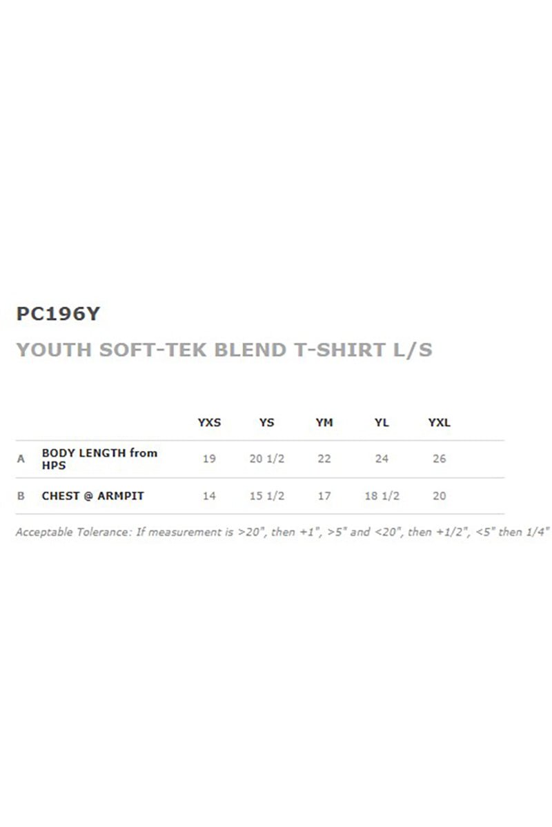 BAW Youth Soft - Tek Blend Long Sleeve Tee - Wholesale Accessory Market