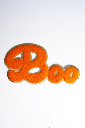 Boo Large Chenille Patch, 4 x 7.75 - Wholesale Accessory Market