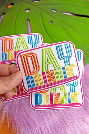 Day Drinkin' Embroidered Patch - Wholesale Accessory Market