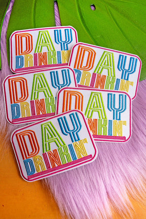 Day Drinkin' Embroidered Patch - Wholesale Accessory Market