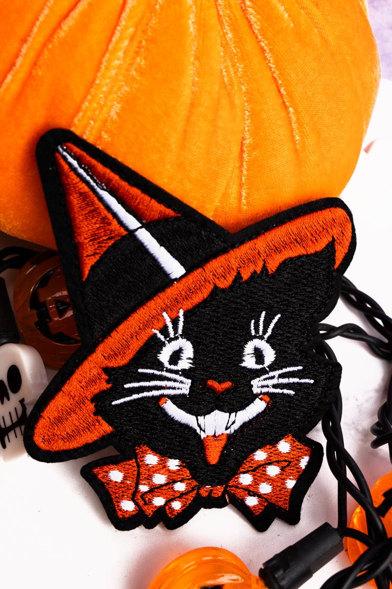 Purrfect Witch Large Embroidered Patch - Wholesale Accessory Market