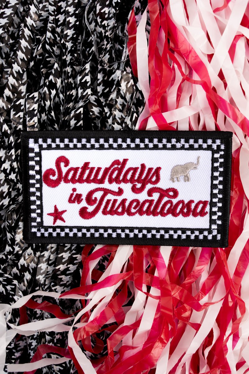 Saturdays in Tuscaloosa Embroidered Patch - Wholesale Accessory Market