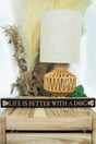 1.5 x 15.75 'Better With A Dog' Pet Wood Tabletop Block Sign - Wholesale Accessory Market