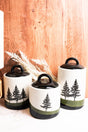 3 Piece Forest Retreat Ceramic Canister Set - Wholesale Accessory Market