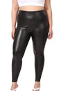 Zenana Plus Size Big Plans Black Faux Leather Leggings - Wholesale Accessory Market