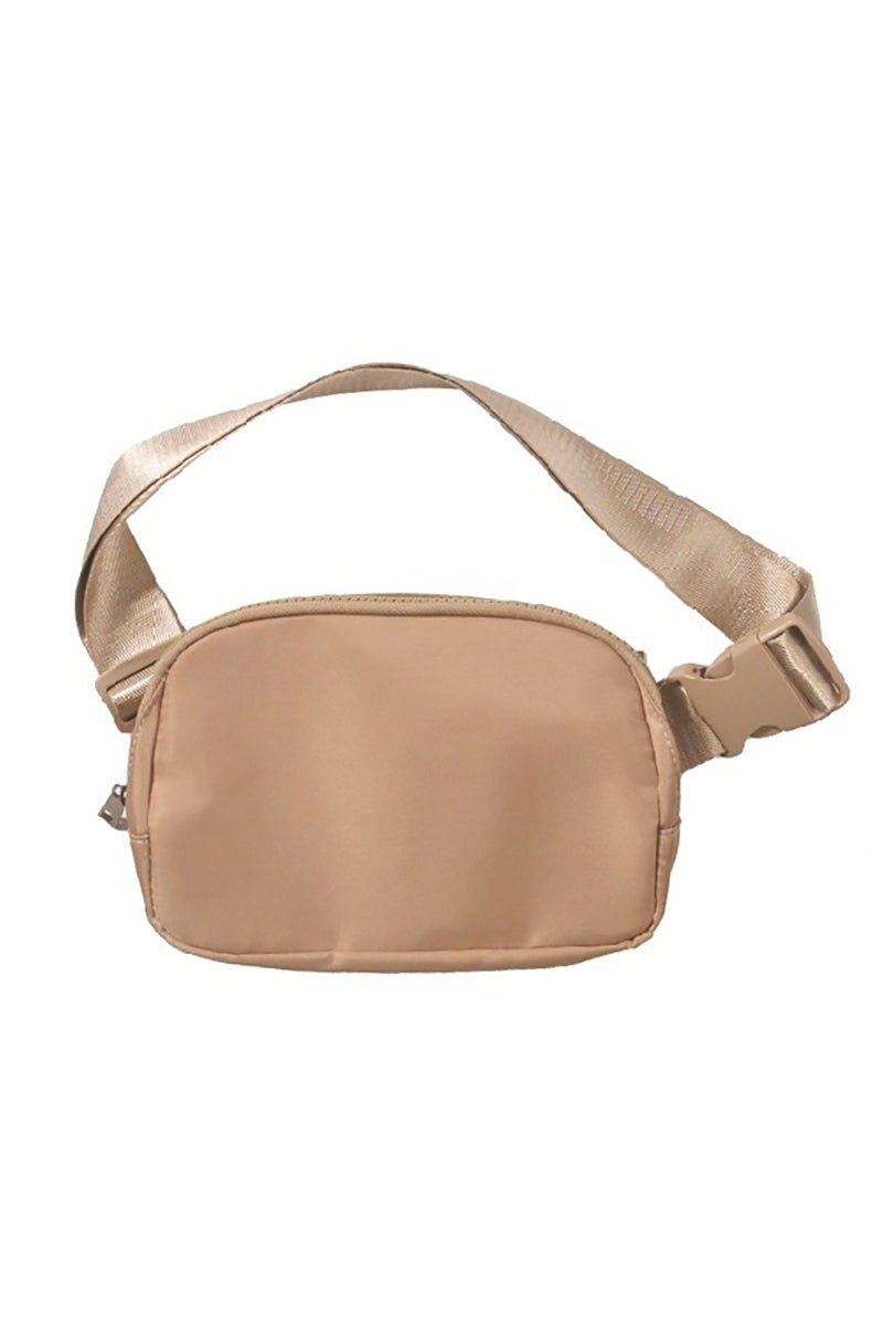 Zenana Everyday Adventure Ash Mocha Belt Bag - Wholesale Accessory Market