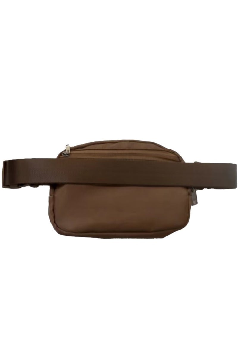 Zenana Everyday Adventure Brown Belt Bag - Wholesale Accessory Market