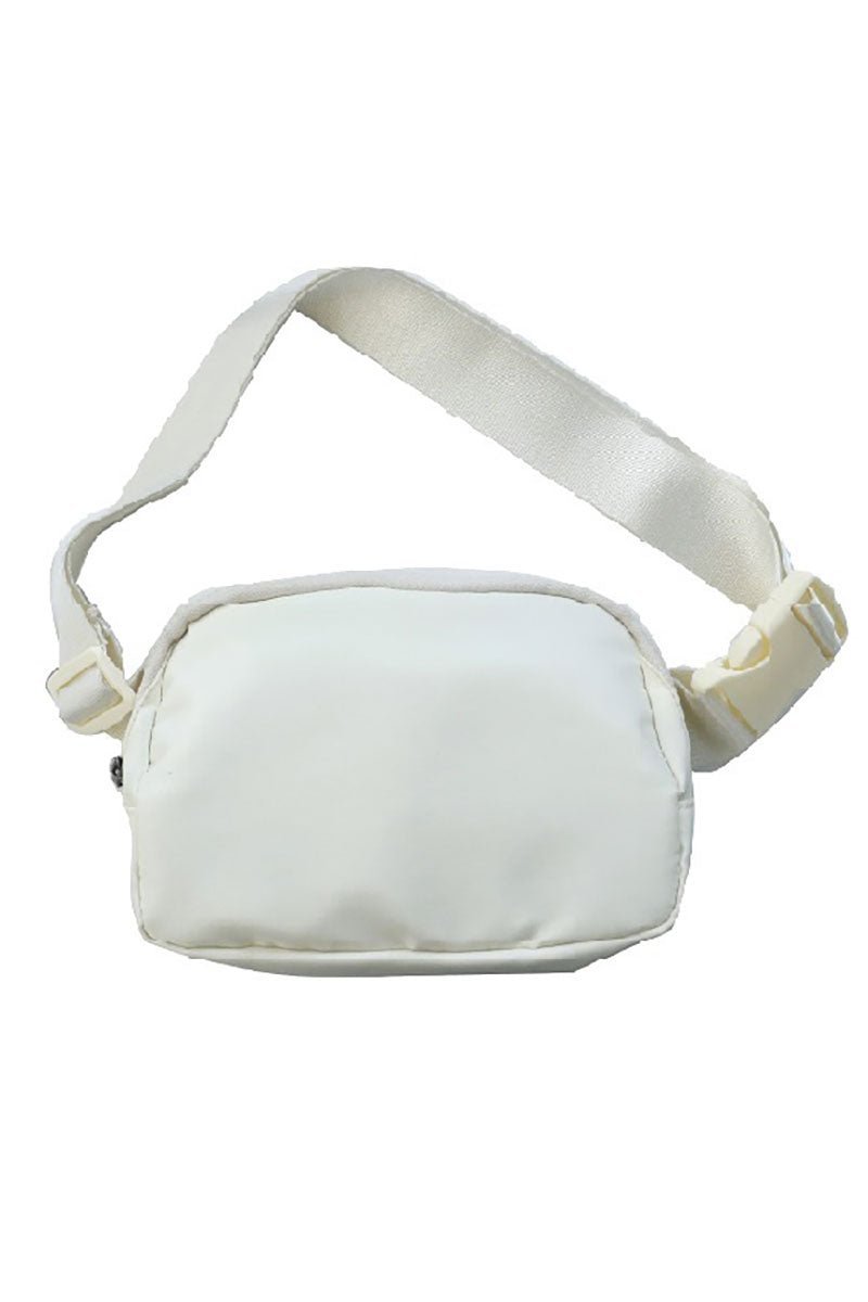 Zenana Everyday Adventure Ivory Belt Bag - Wholesale Accessory Market