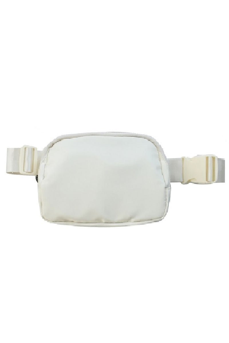 Zenana Everyday Adventure Ivory Belt Bag - Wholesale Accessory Market