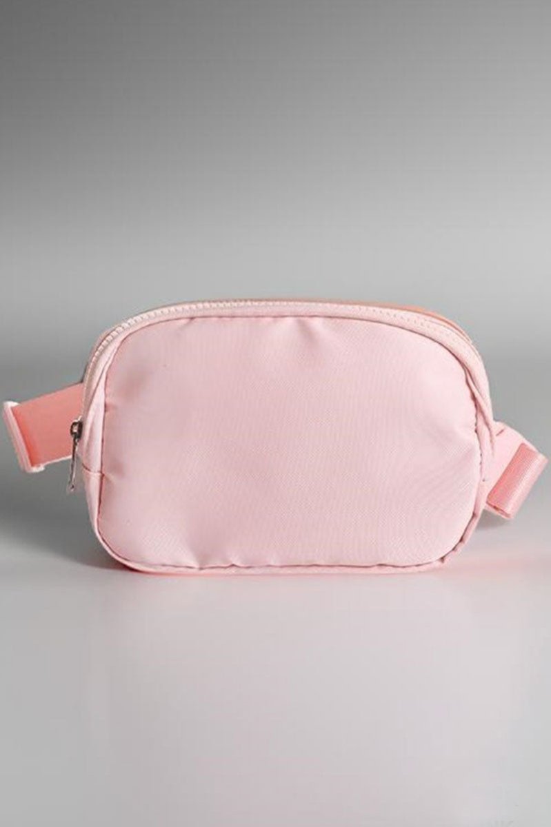 Zenana Everyday Adventure Pink Belt Bag - Wholesale Accessory Market