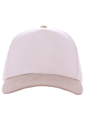 Zenana Ash Mocha Two - Tone Canvas Cap - Wholesale Accessory Market