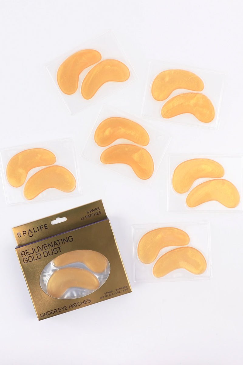 6 Pairs Rejuvenating Gold Dust Under Eye Patches - Wholesale Accessory Market