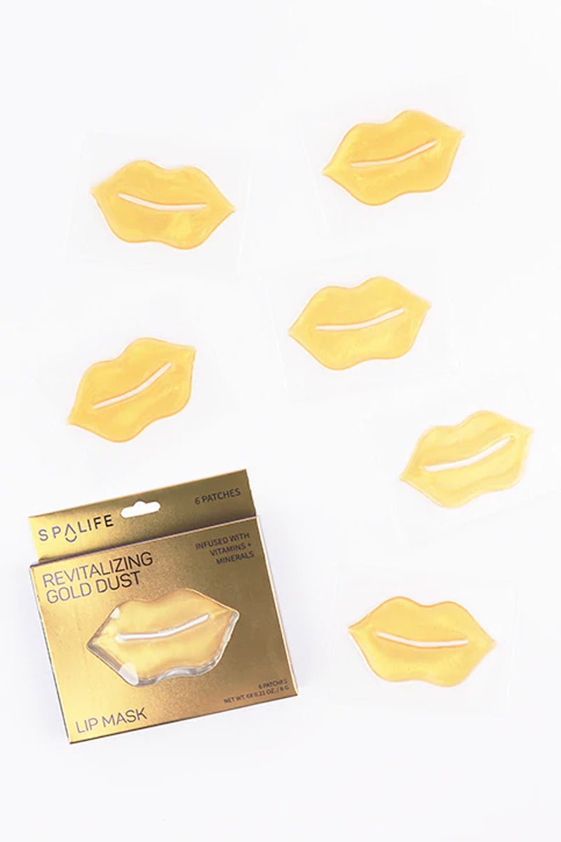 6 Pack Rejuvenating Gold Dust Lip Mask - Wholesale Accessory Market