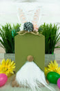 11.75 x 5.25 Green Tabletop Bunny Gnome - Wholesale Accessory Market