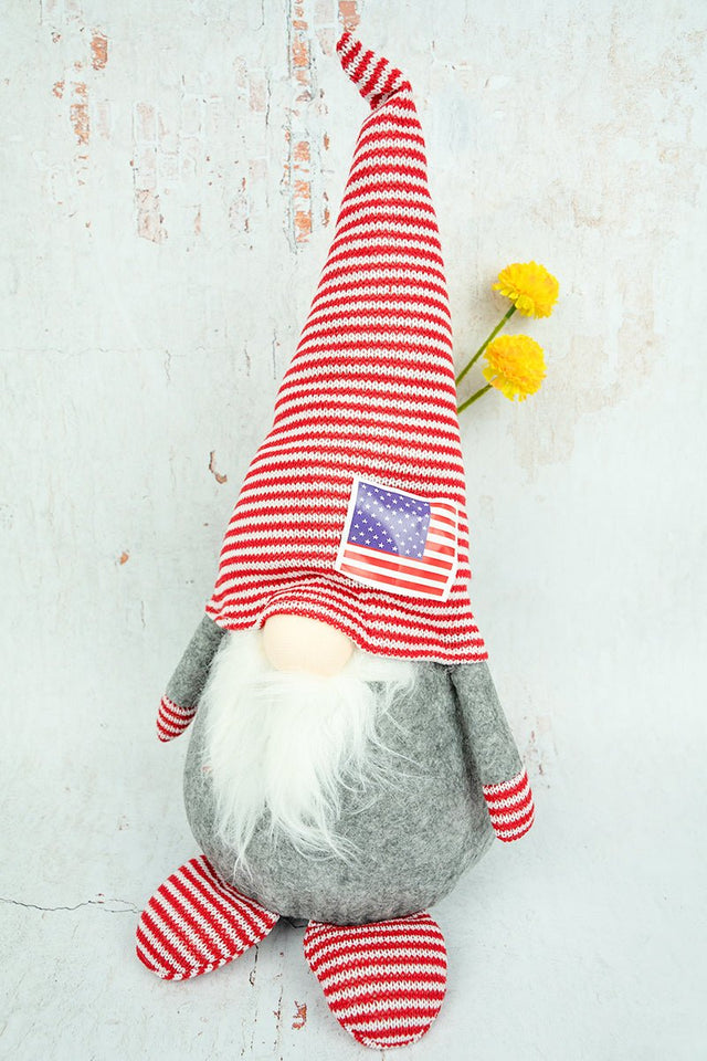 19 x 9 Red Patriotic Gnome - Wholesale Accessory Market