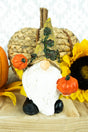 6.5 x 4 Autumn Leaves & Pumpkins Please Gnome Resin Figurine - Wholesale Accessory Market