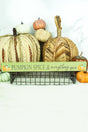 1.5 x 14.5 'Pumpkin Spice' Wood Block Sign - Wholesale Accessory Market