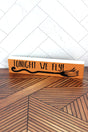 1.5 x 7.25 'Tonight We Fly!' Wood Block Sign - Wholesale Accessory Market