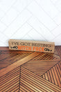 1.5 x 7.25 'I've Got Resting Witch Face' Wood Block Sign - Wholesale Accessory Market