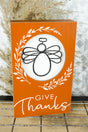 SALE! 8 x 5 'Give Thanks' Wood with Wire Angel Shadowbox - Wholesale Accessory Market