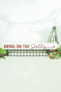 1.5 x 19 'Bring On The Jolly' Wood Tassel Block Sign - Wholesale Accessory Market