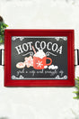 13 x 17.25 'Hot Cocoa' Wood Serving Tray - Wholesale Accessory Market