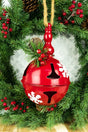 8 x 5 Red Hanging Christmas Bell - Wholesale Accessory Market