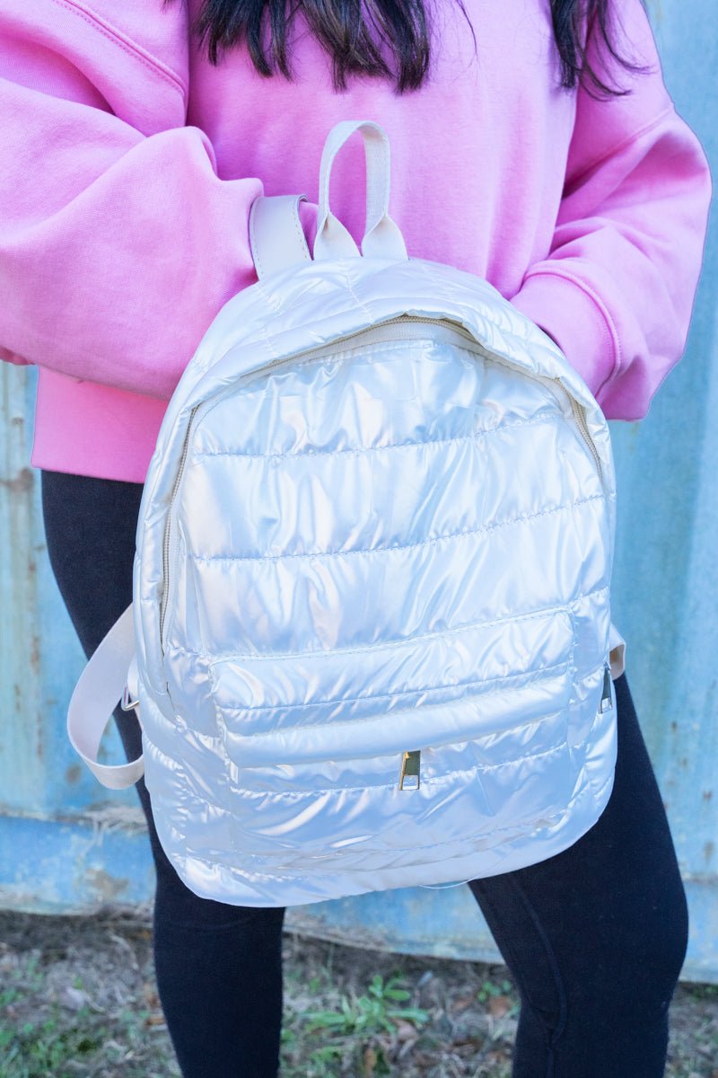 Small Backpack - White/transparent - Ladies