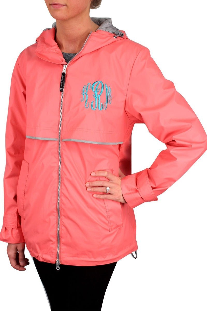 Charles River Rain Jacket | New Englander Rain Jacket | Rain Jacket | Rain Coat | Rain Jackets | top Monogram Rain Jacket | Charles River