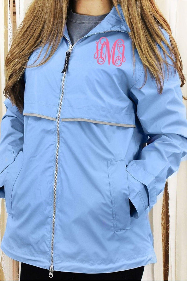 Charles River Women's New Englander Periwinkle Rain Jacket *Customizable! (Wholesale Pricing N/A) - Wholesale Accessory Market