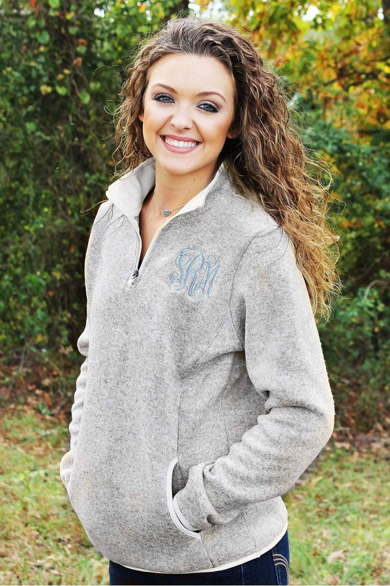 Women s Charles River Heathered Fleece Pullover Light Gray Heather Wholesale Accessory Market