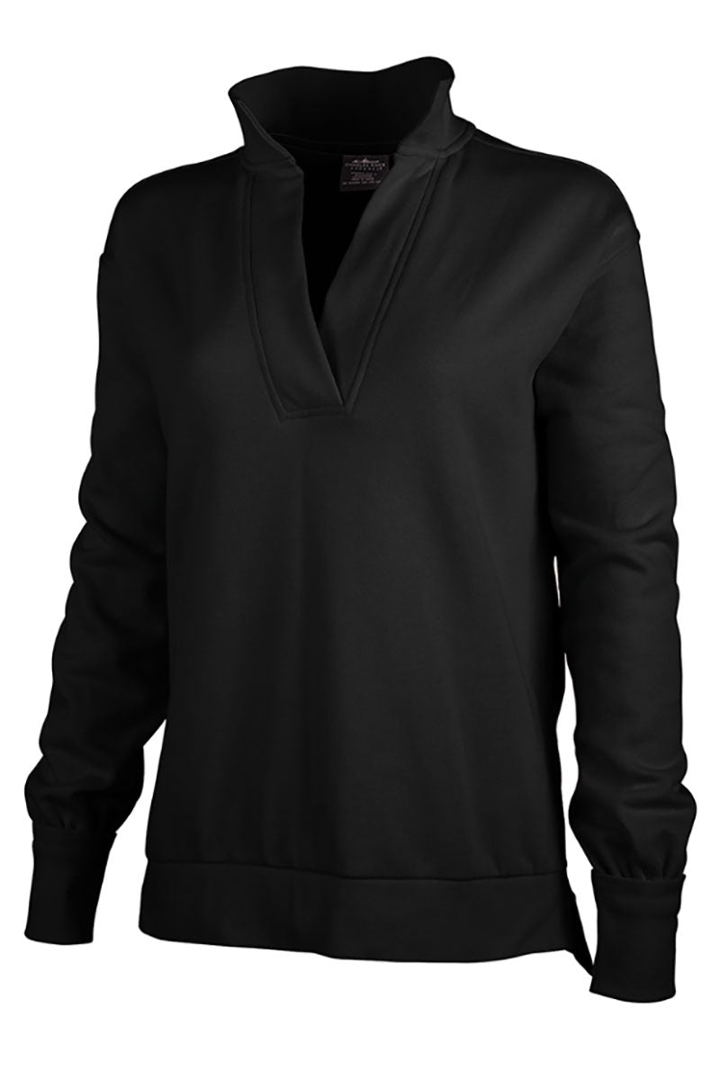 Charles River Women's Black Coastal Sweatshirt (Wholesale Pricing N/A) - Wholesale Accessory Market