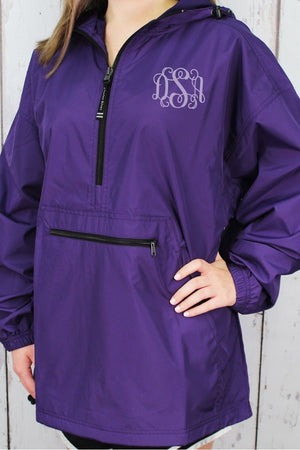 Charles River Lightweight Rain Pullover, Purple *Customizable! (Wholesale Pricing N/A) - Wholesale Accessory Market