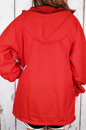 Charles River Lightweight Rain Pullover, Red *Customizable! (Wholesale Pricing N/A) - Wholesale Accessory Market