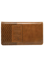 I Know The Plans Brown LuxLeather Checkbook Cover - Wholesale Accessory Market