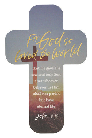 One God So Loved the World Sunrise Cross Bookmark - Wholesale Accessory Market