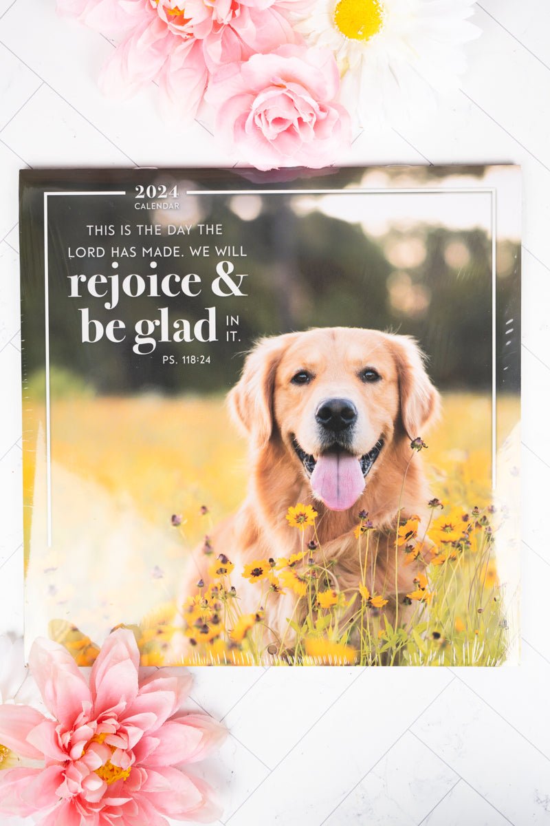 2024 Rejoice Be Glad Dog Wall Calendar Wholesale Accessory Market   Christian Art Giftscal222 737354 1200x 