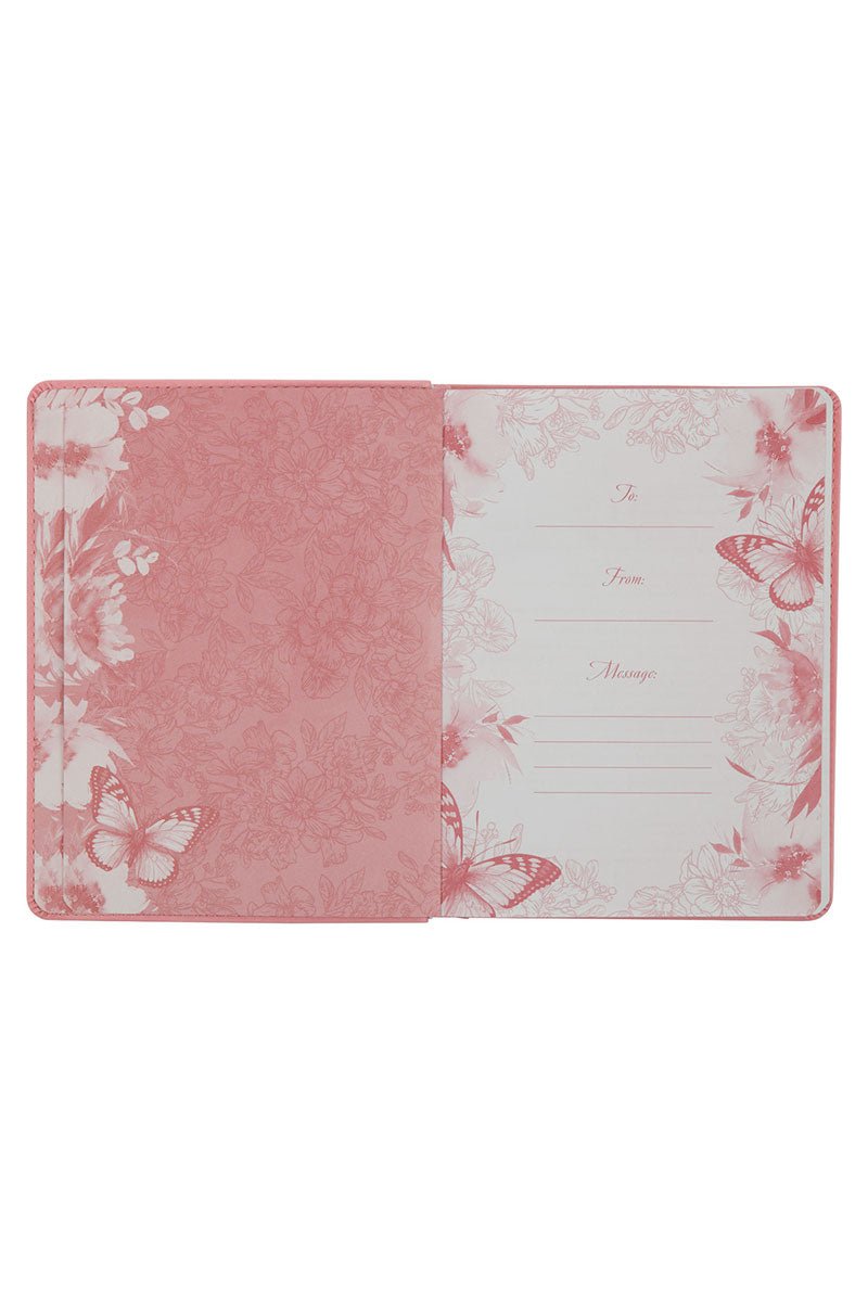 Live Free Pink Faux Leather Devotional Book - Wholesale Accessory Market