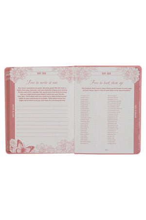 Live Free Pink Faux Leather Devotional Book - Wholesale Accessory Market