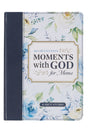 Moments With God For Moms Navy Floral Faux Leather Devotional - Wholesale Accessory Market