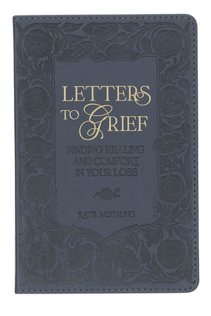 Letters To Grief Gray Faux Leather Book - Wholesale Accessory Market