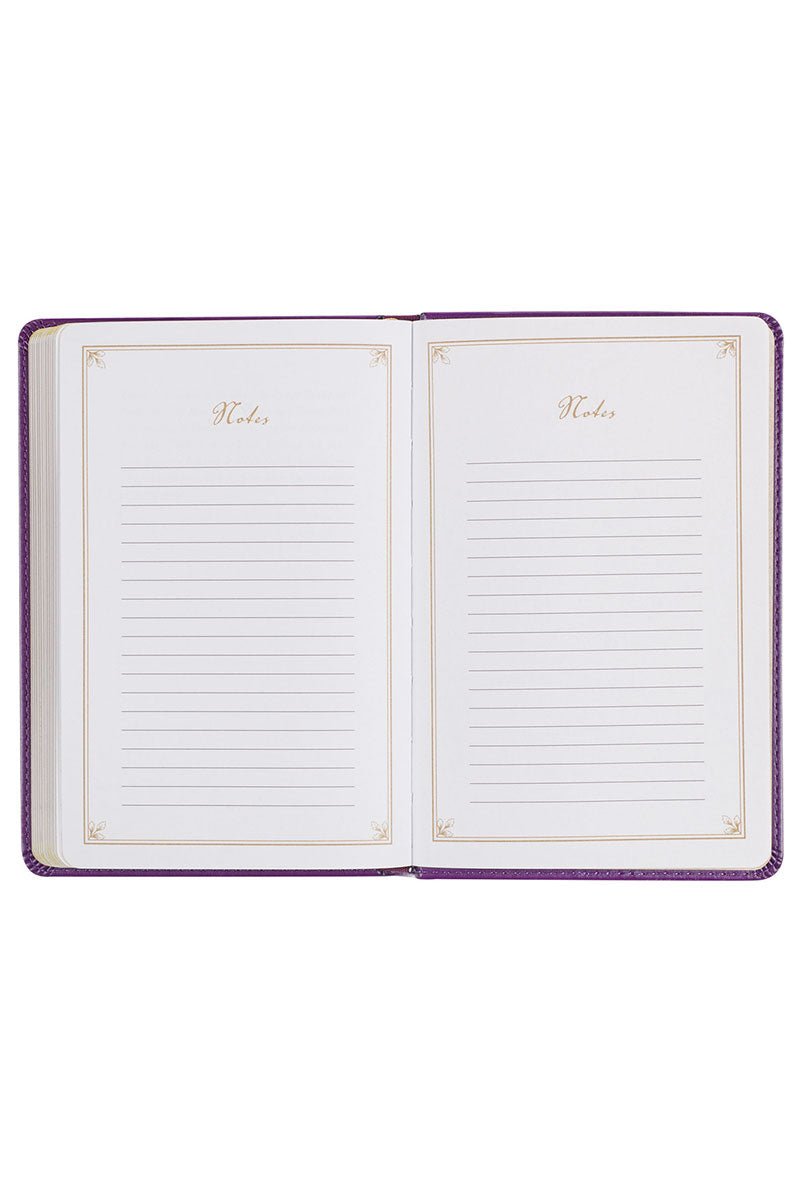 Praying the Psalms Purple Faux Leather Prayer Book - Wholesale Accessory Market