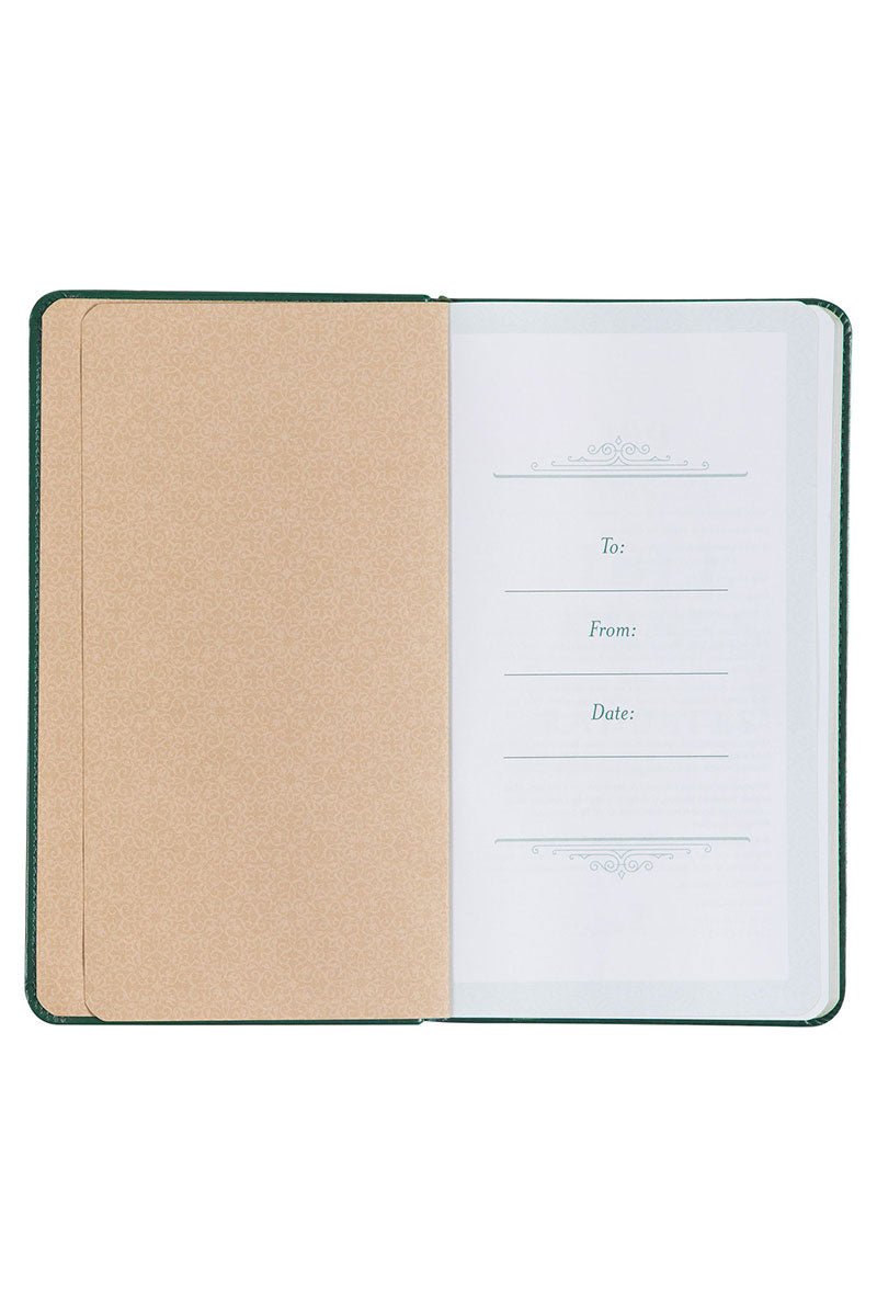 199 Favorite Bible Verses for Graduates Green Faux Leather Book - Wholesale Accessory Market