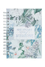 She Speaks with Wisdom Blue Floral Large Wirebound Journal - Wholesale Accessory Market