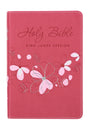 Pink Blossom Faux Leather KJV Compact Bible - Wholesale Accessory Market